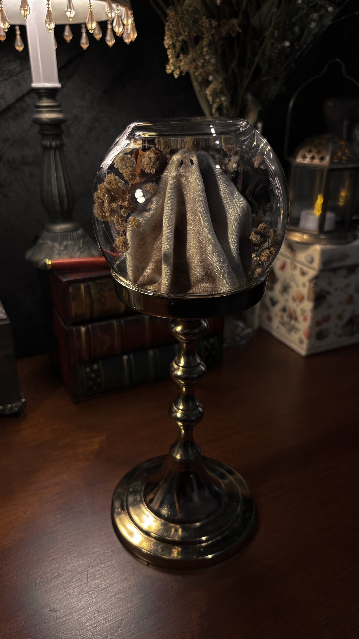 Brass Ghost Cloche