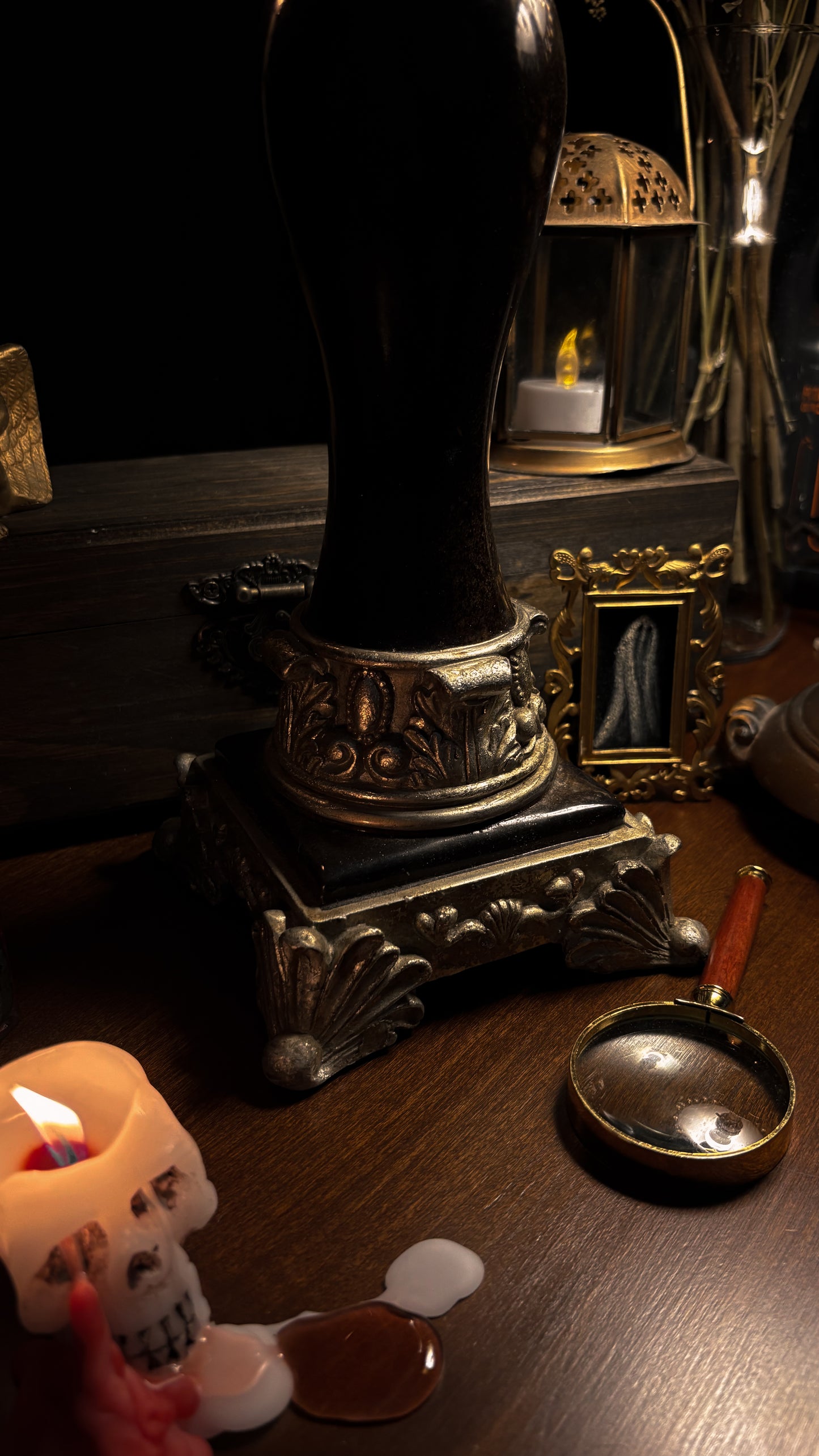 Large Ornate Sheet ghost cloche