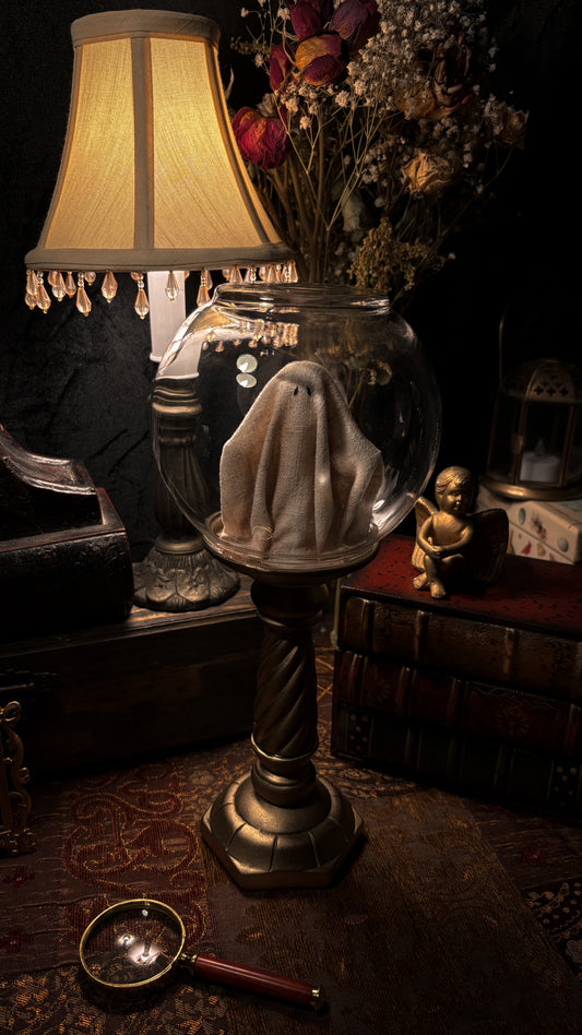 Spiral Gold Sheet Ghost Cloche