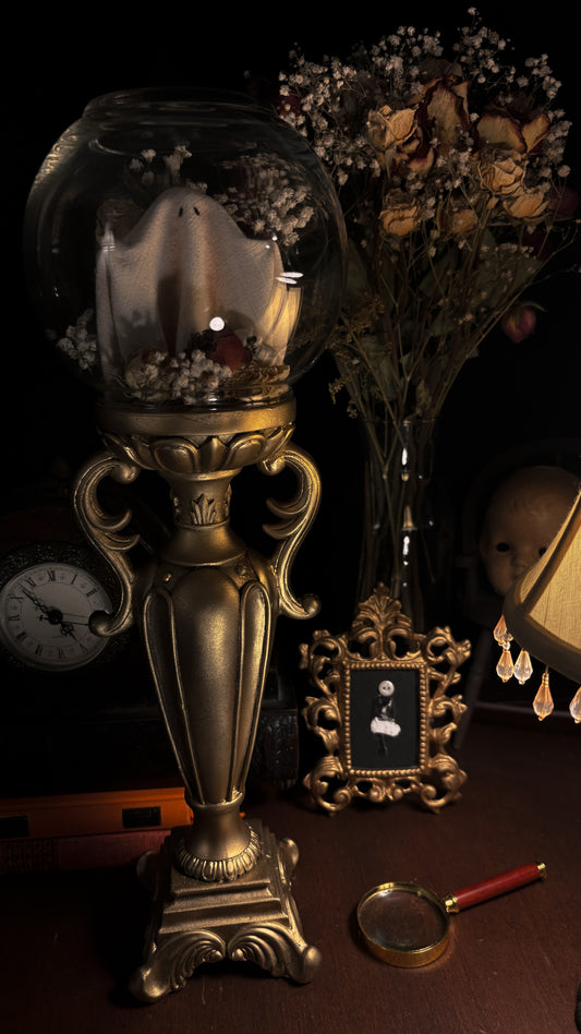 Ornate Sheet Ghost Cloche